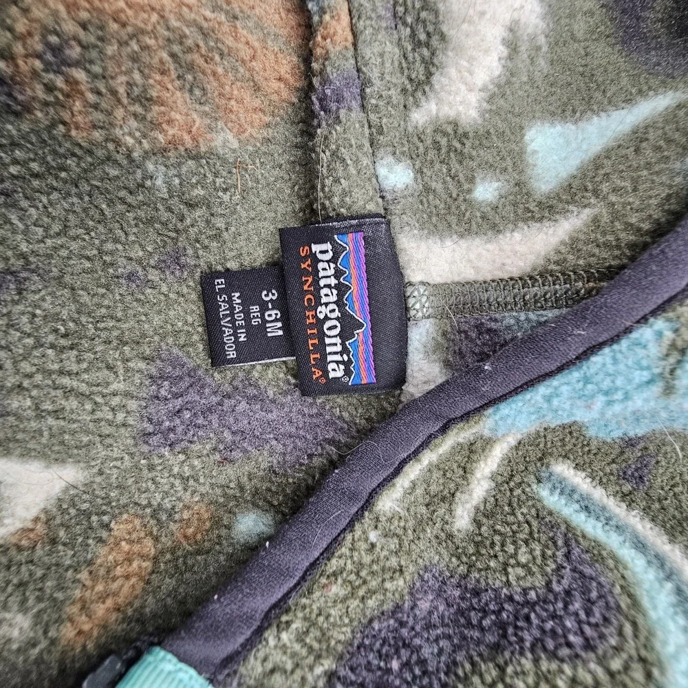 Patagonia Synchilla Hooded Fleece Jacket 3-6M